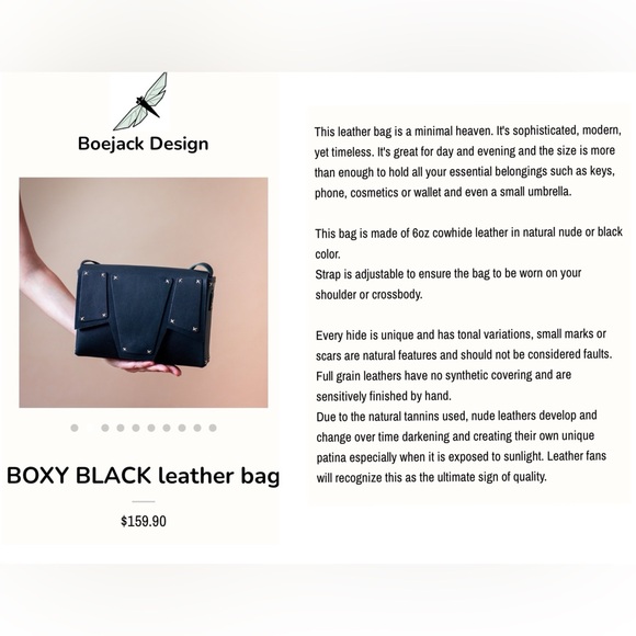 Boejack Boxy leather bag - Picture 13 of 14